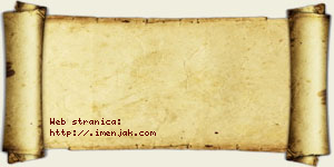 Isidora Ćokić vizit kartica